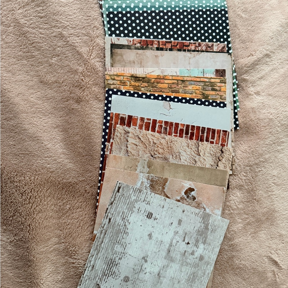 Assorted Patterned Craft/Scrapbooking Paper